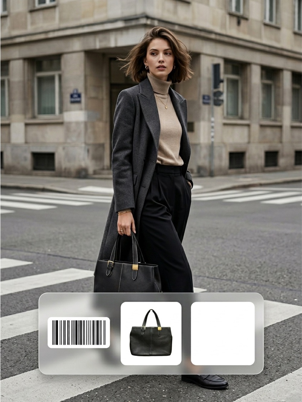 Burberry Black Leather Satchel